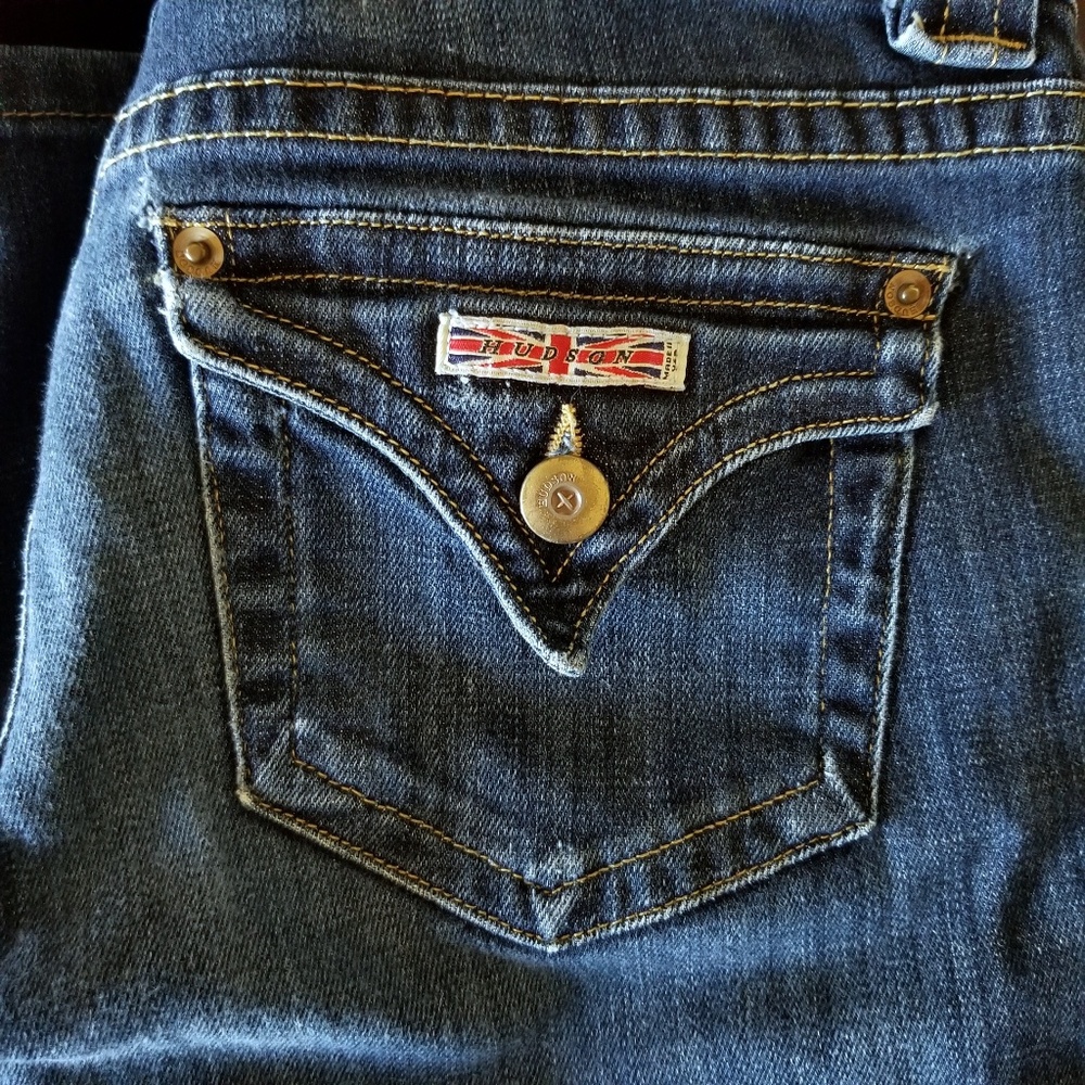 HUDSON Jean's bootcut signature flap Made in 